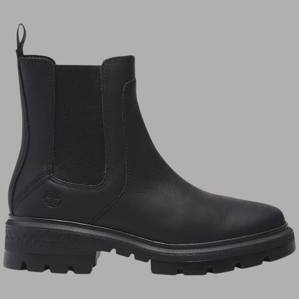 Timberland stivaletto donna Cortina Valley MID Chelsea in pelle premium nero - 10