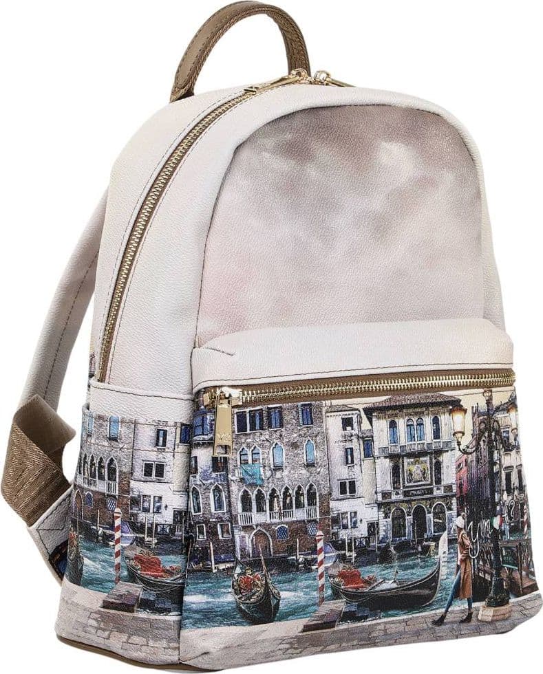 YNot zaino da donna backpack Yesbag chiusura zip tasche multiple - 2