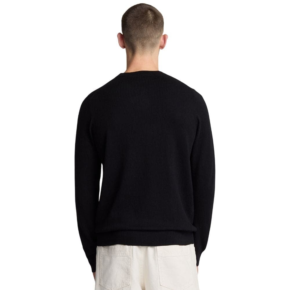 Lyle & Scott pullover merino nero KN2110VC in Maglioni Prodotti di Classe - Nocera Superiore, commercioVirtuoso.it