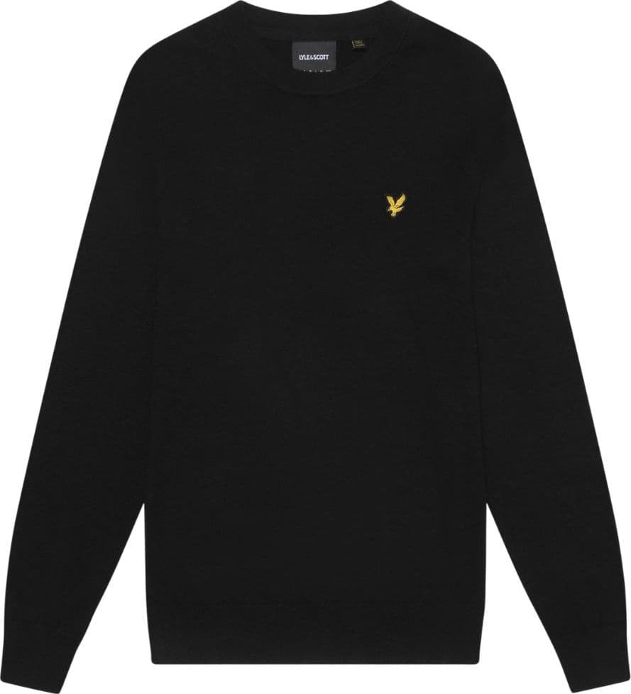 Lyle & Scott pullover merino nero KN2110VC in Maglioni Prodotti di Classe - Nocera Superiore, commercioVirtuoso.it