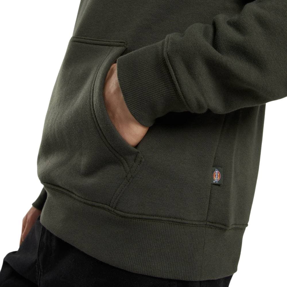 Dickies felpa verde oliva con cappuccio OAKPORT DK0A4XCDOGX1 in Felpe con cappuccio Prodotti di Classe - Nocera Superiore, commercioVirtuoso.it