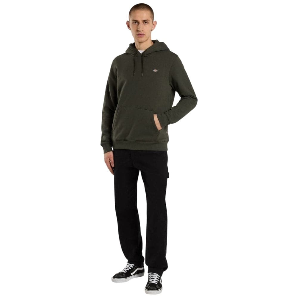 Dickies felpa verde oliva con cappuccio OAKPORT DK0A4XCDOGX1 in Felpe con cappuccio Prodotti di Classe - Nocera Superiore, commercioVirtuoso.it