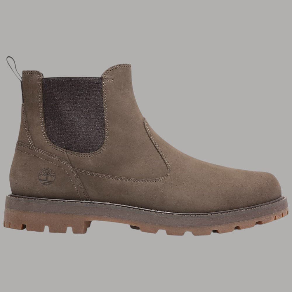 Timberland Stivale Chelsea Britton Road Mid Pelle Premium Suola Gomma Marrone - 10