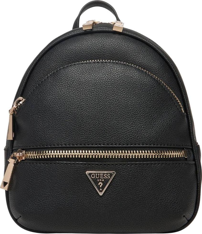 Guess zaino piccolo Manhattan simil pelle chiusura zip doppio cursore nero - 5