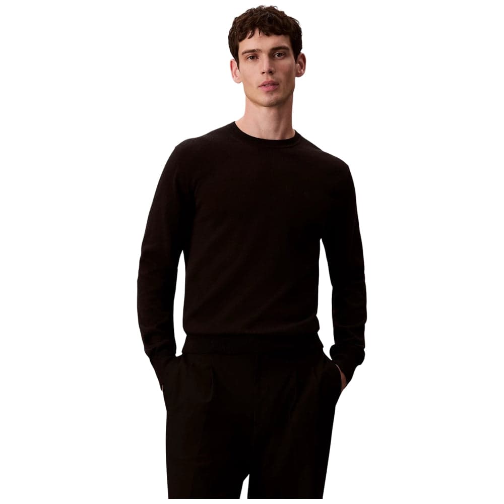 Calvin Klein pullover nero supima cotton LV040BM343UB1 - 4
