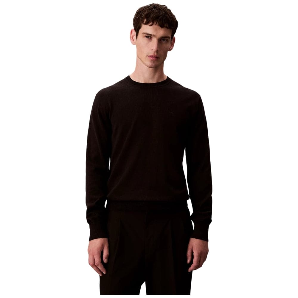 Calvin Klein pullover nero supima cotton LV040BM343UB1 in Maglioni Prodotti di Classe - Nocera Superiore, commercioVirtuoso.it
