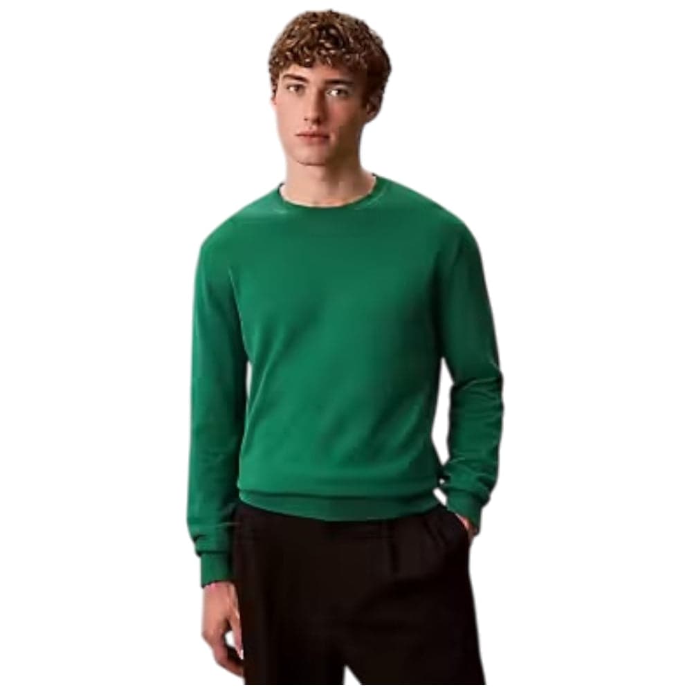 Calvin Klein pullover supima cotton verde LV040BM343LL1 - 4