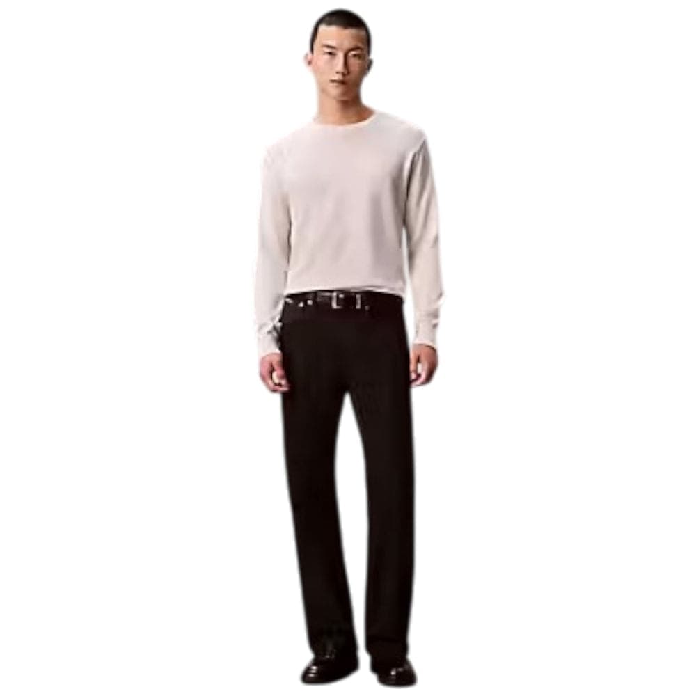Calvin Klein pullover supima cotton panna LV040BM343YAS in Maglieria sportiva Prodotti di Classe - Nocera Superiore, commercioVirtuoso.it