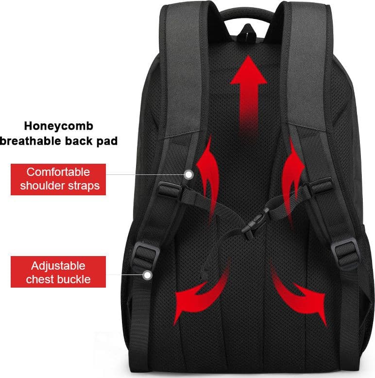 Tigernu zaino impermeabile nero T-B3893 Zaini Tigernu