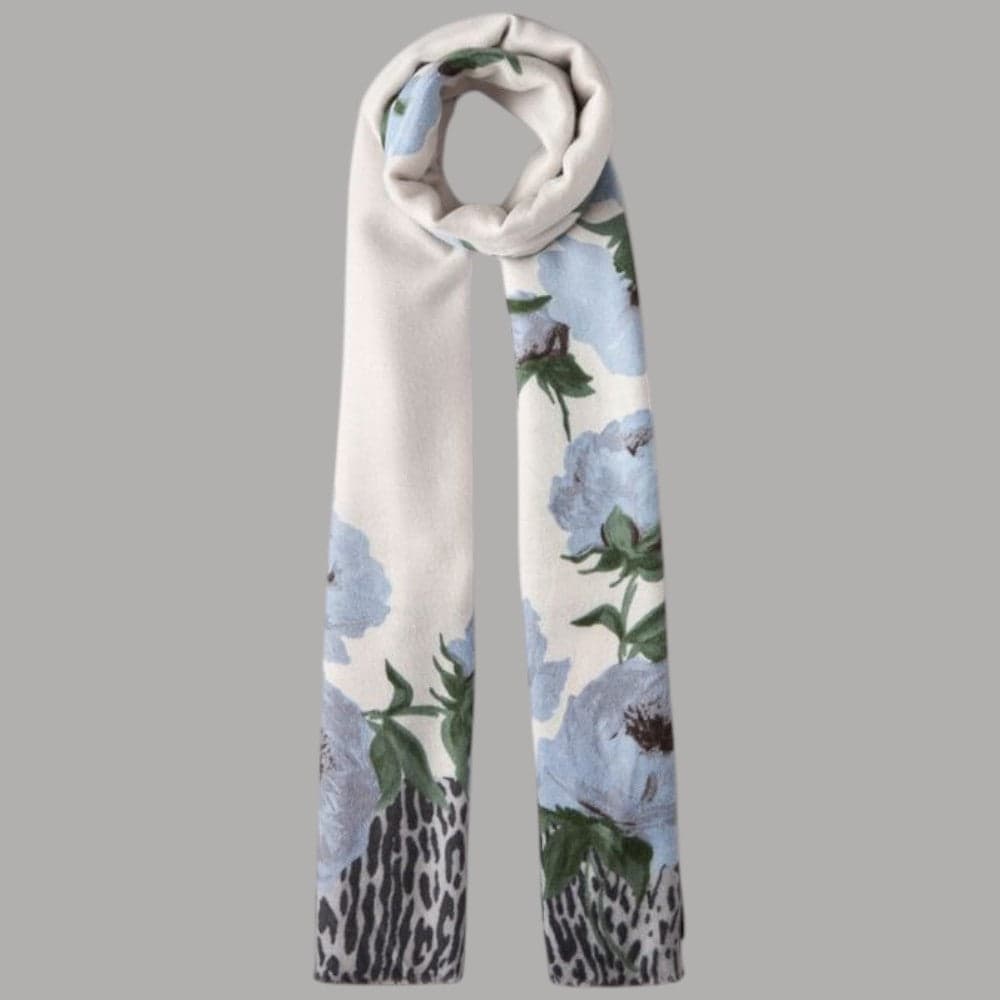 Liu Jo stola denim animalier floreale 70X180 2F5077T0300 - 4
