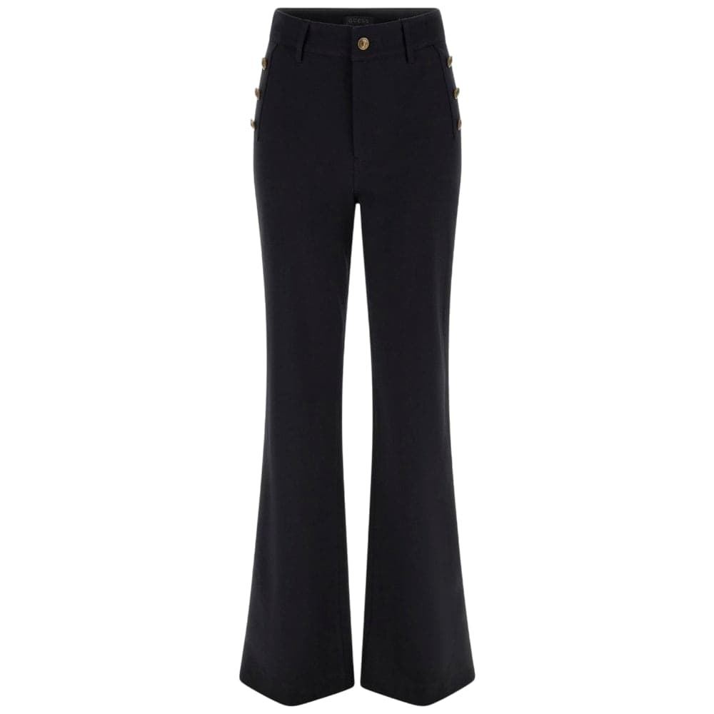 Guess pantalone flare nero CHRISSY W5BB16KCMU2JBLK in Pantaloni Prodotti di Classe - Nocera Superiore, commercioVirtuoso.it
