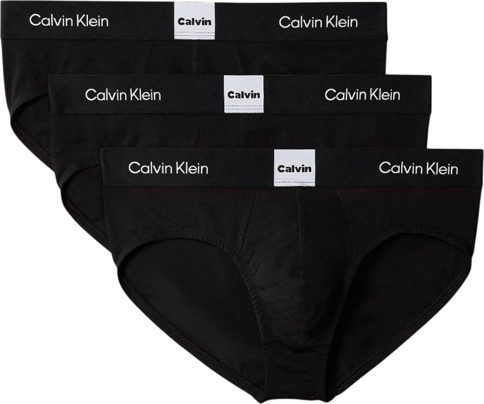 Calvin Klein confezione 3 slip neri LV00NB4475 UB1 - 7