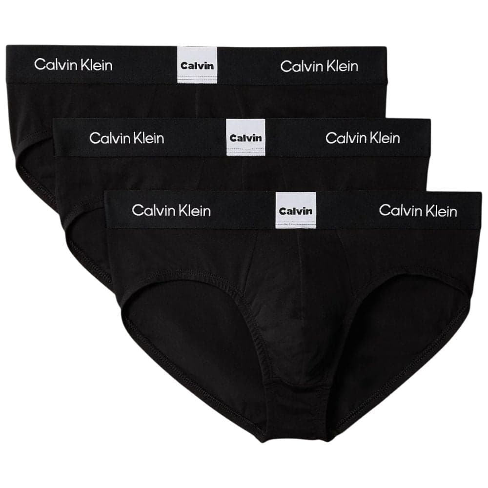 Calvin Klein confezione 3 slip neri LV00NB4475 UB1 - 7