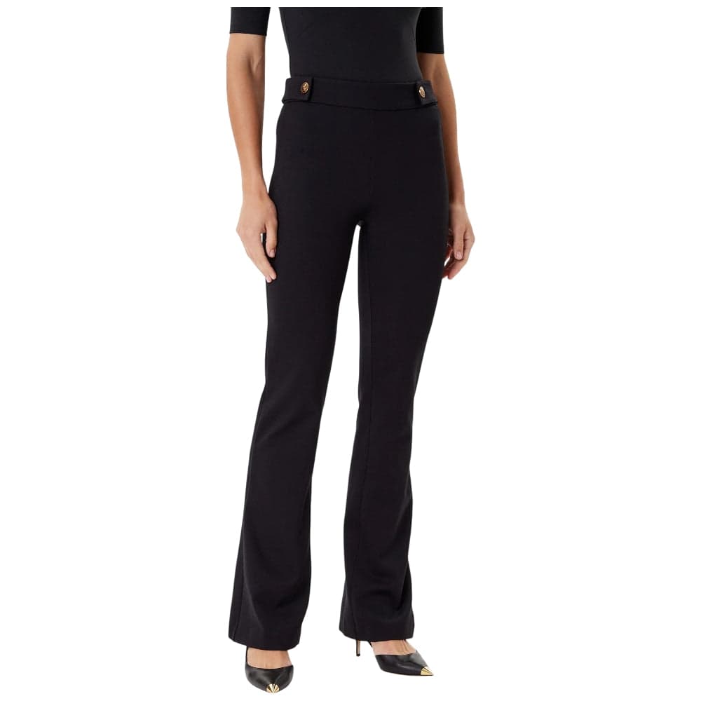 Guess pantaloni flare neri MAELICE W5YB0I KCMU2 JBLK - 5