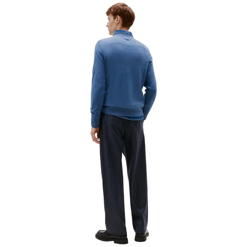 Tommy Hilfiger pullover blu avion MW0MW39999DVC in Maglioni Prodotti di Classe - Nocera Superiore, commercioVirtuoso.it