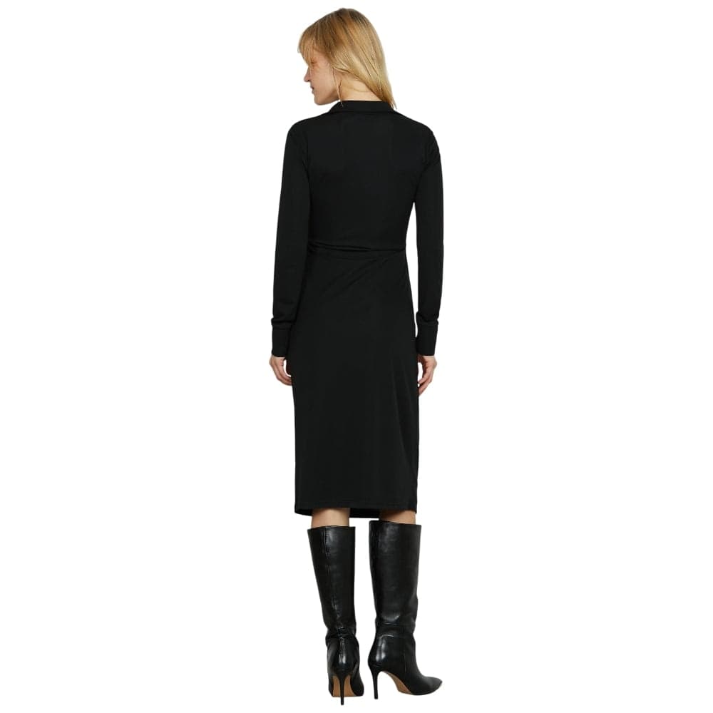 Relish abito midi nero INCIDIT RDA2509006027 SCOLLO INCROCIO C/FIBBIA ALAMARO in Casual Prodotti di Classe - Nocera Superiore, commercioVirtuoso.it