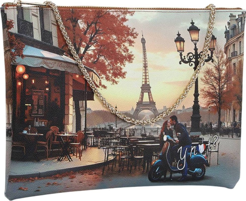 YNot borsa piatta clutch KISSES FROM PARIS YES605F6 in Pochette e Clutch Prodotti di Classe - Nocera Superiore, commercioVirtuoso.it