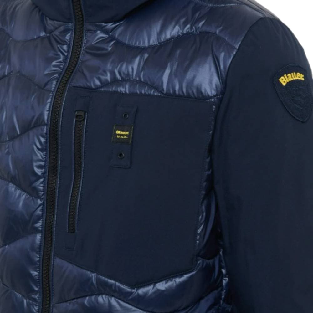 Blauer piumino blu in piuma Albert 25WBLUC08078 in Giacche Prodotti di Classe - Nocera Superiore, commercioVirtuoso.it