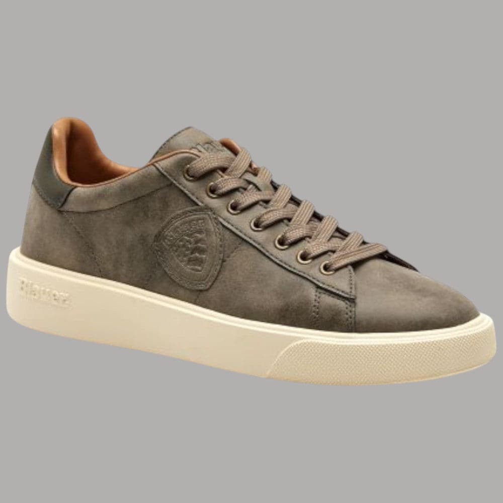 Blauer Sneakers Nabuk con Soletta Removibile Suola EVA Comfort Taupe - 2