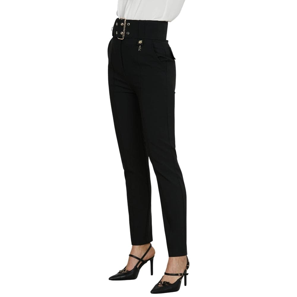 Relish pantalone nero con cinturone LOREM RDA2507006057 in Pantaloni Prodotti di Classe - Nocera Superiore, commercioVirtuoso.it