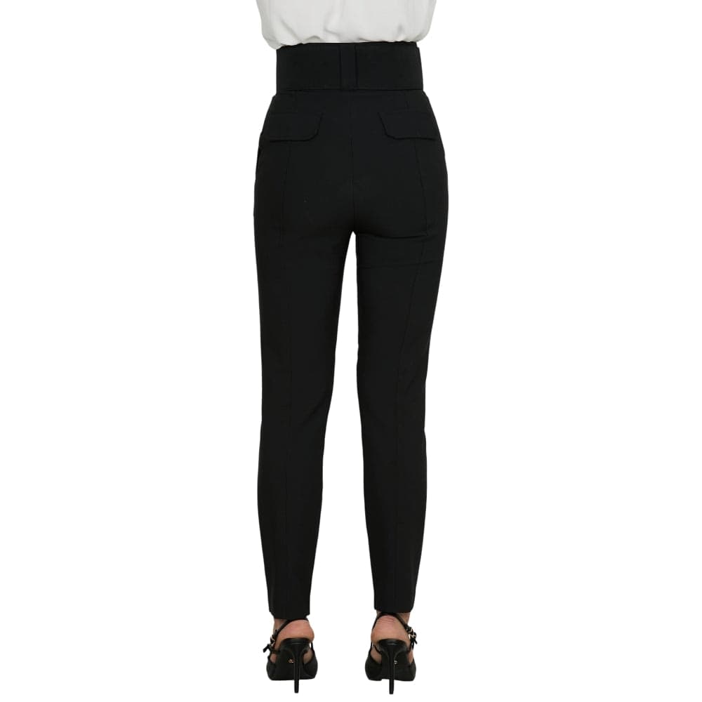 Relish pantalone nero con cinturone LOREM RDA2507006057 in Pantaloni Prodotti di Classe - Nocera Superiore, commercioVirtuoso.it