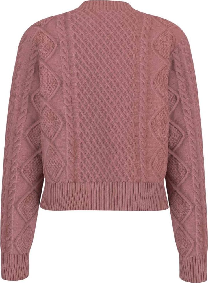 Guess maglione rosa a trecce GJ W5BR09 Z0561 G64T - 2