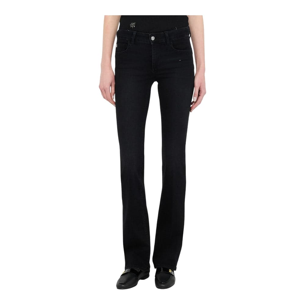 Liu Jo jeans bootcut nero bottom up REPOT UF5025D4615-87353 - 6