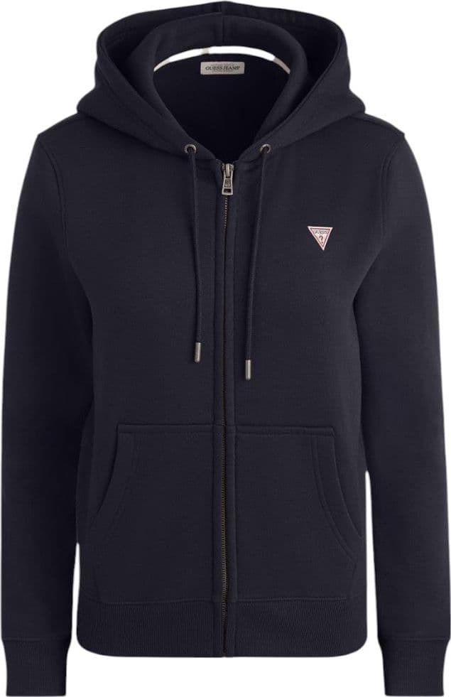 Guess felpa blu zip cappuccio mini logo W4YQ03KC811A71W in Felpe con cappuccio Prodotti di Classe - Nocera Superiore, commercioVirtuoso.it