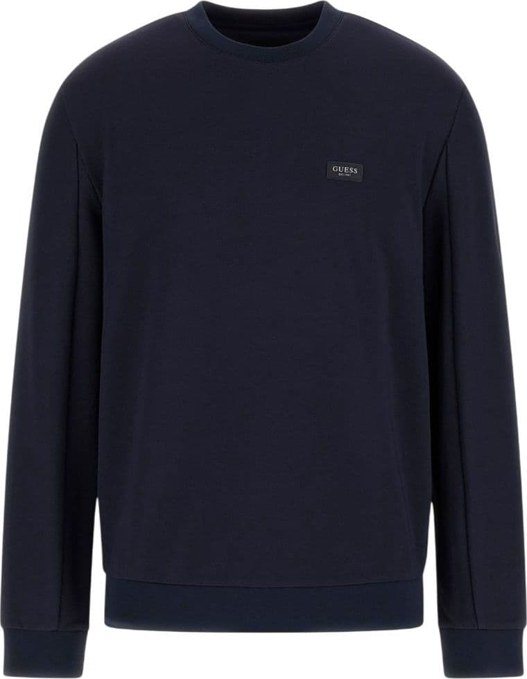 Guess felpa tecnica stretch blu M4YQ09 KCBL0 G7V2 in Felpe senza cappuccio Prodotti di Classe - Nocera Superiore, commercioVirtuoso.it