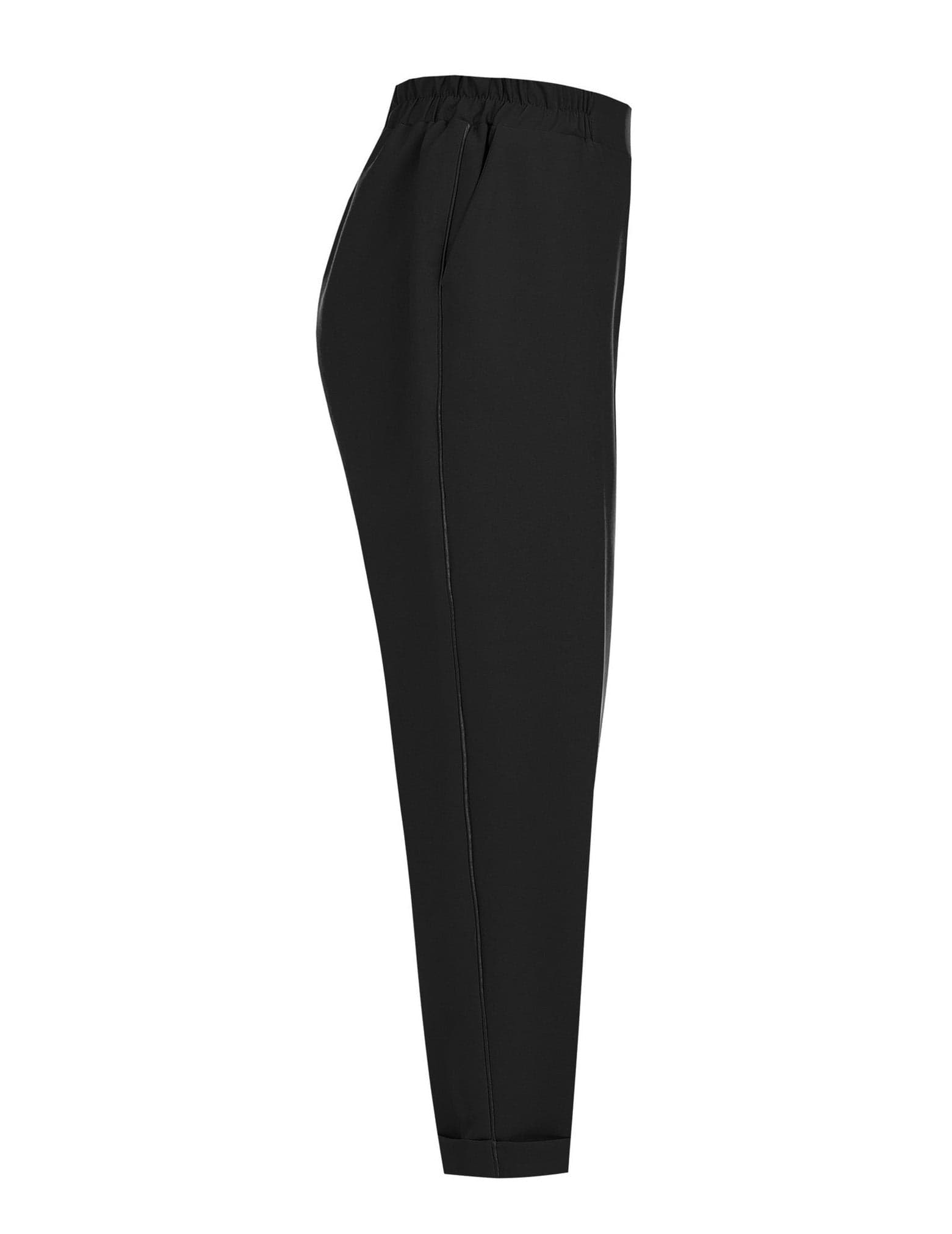 Kitana pantaloni neri con elastico in Pantaloni Prodotti di Classe - Nocera Superiore, commercioVirtuoso.it