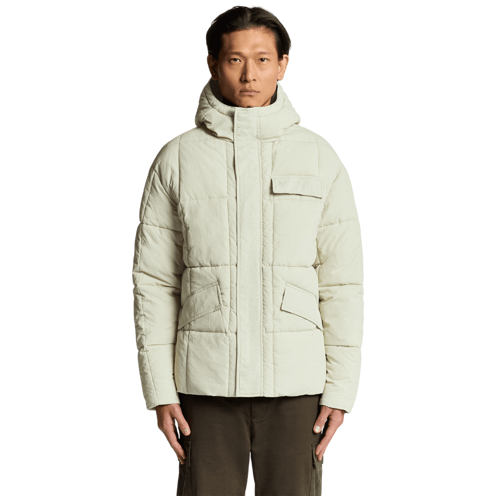 Lyle & Scott giacca reversibile beige nera JK2323V-X960 - 8