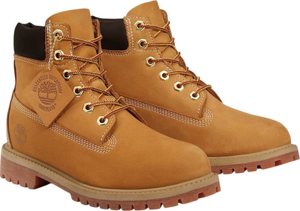 Timberland Premium 6 INCH LACE UP WATERPROOF BOOT WHEAT junior in Stivali Prodotti di Classe - Nocera Superiore, commercioVirtuoso.it