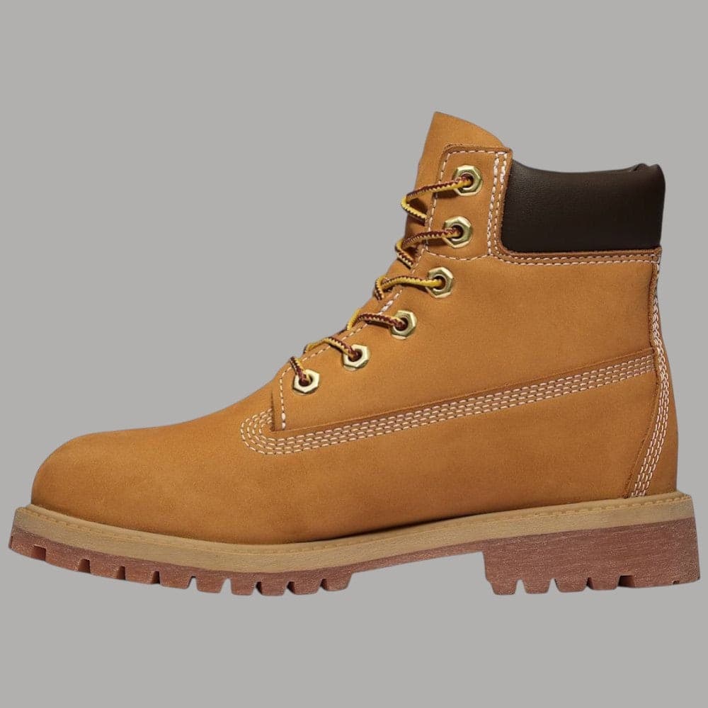 Timberland Junior Premium 6 Inch Lace Up Waterproof Boot Pelle Premium - 4