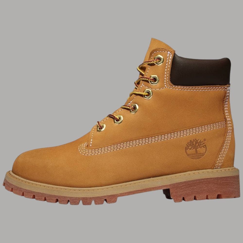 Timberland Junior Premium 6 Inch Lace Up Waterproof Boot Pelle Premium - 5