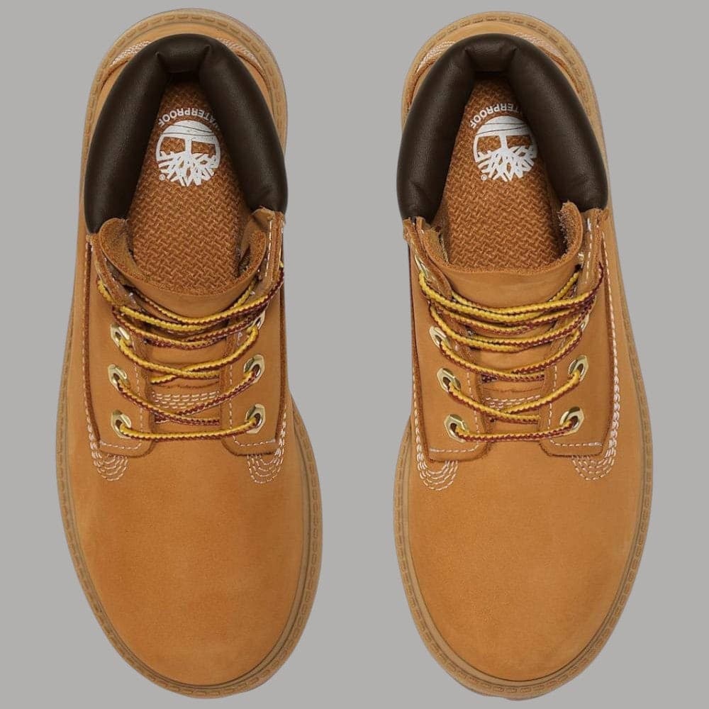 Timberland Junior Premium 6 Inch Lace Up Waterproof Boot Pelle Premium - 7