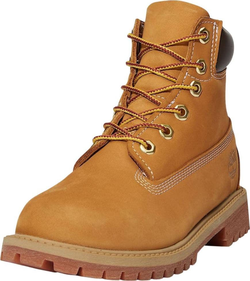 Timberland Premium 6 INCH LACE UP WATERPROOF BOOT WHEAT junior in Stivali Prodotti di Classe - Nocera Superiore, commercioVirtuoso.it