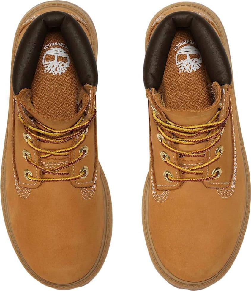 Timberland Premium 6 INCH LACE UP WATERPROOF BOOT WHEAT junior in Stivali Prodotti di Classe - Nocera Superiore, commercioVirtuoso.it