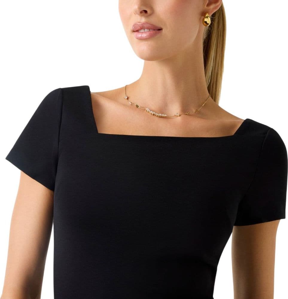 Guess vestito nero  fit and flare mini MAELICE W5YK17KCMU2JBLK in Casual Prodotti di Classe - Nocera Superiore, commercioVirtuoso.it