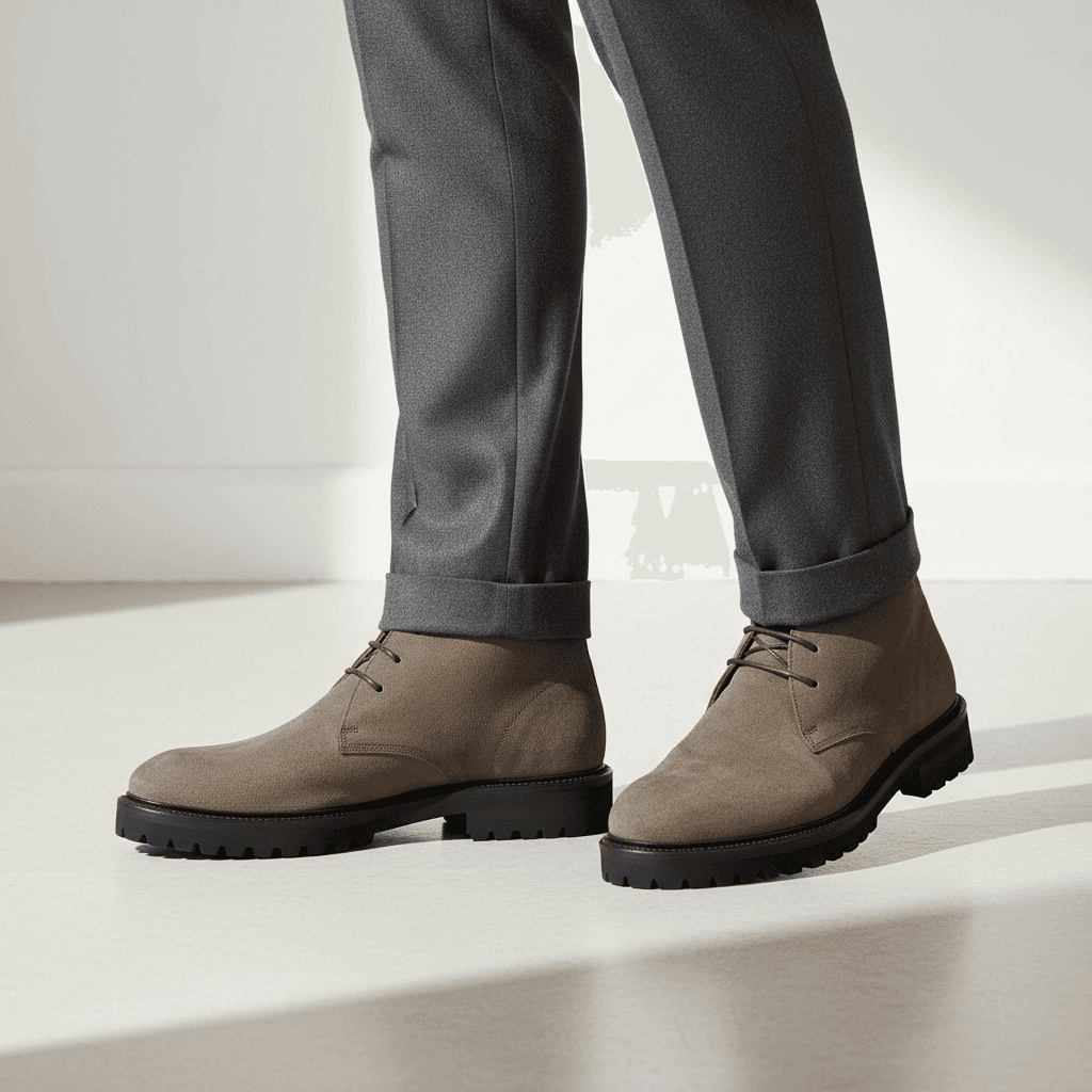Scarpa uomo Manifatture Etrusche - Polacchini - Colore Karibu in Stivali Couture - Sestu, commercioVirtuoso.it