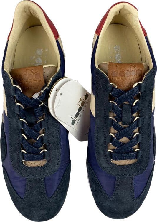 Scarpa uomo Diadora Heritage - Sneaker Equipe ITA - Blu in Sneaker casual Couture - Sestu, commercioVirtuoso.it