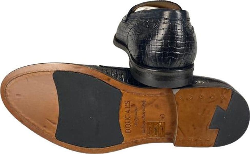 Scarpa uomo Doucal's - Mocassino in pelle - Colore Blu notte - 4