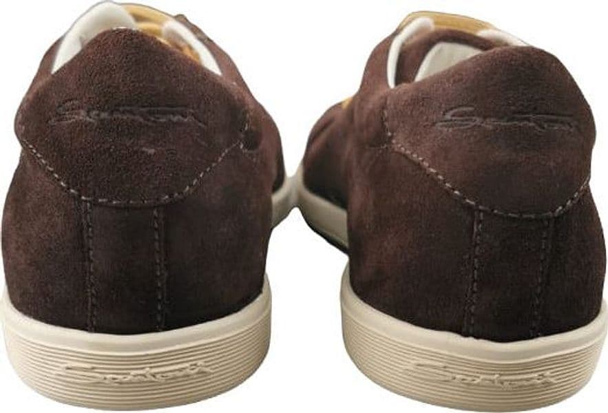 Scarpa uomo Santoni Sneaker Barrow Moka -  Pelle Scamosciata - 5