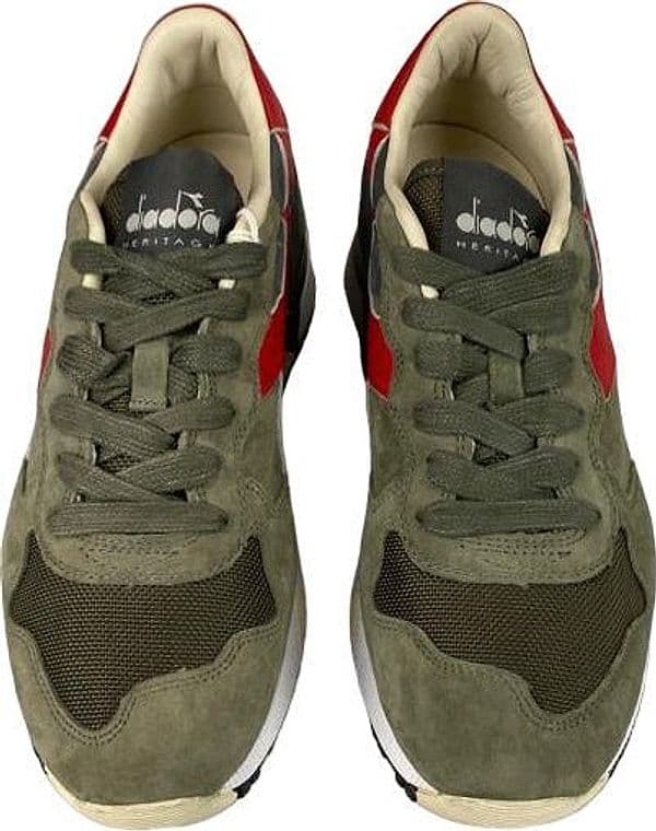 Scarpa uomo Diadora Heritage - Sneaker Trident 90 S NYL Green Toad in Sneaker casual Couture - Sestu, commercioVirtuoso.it