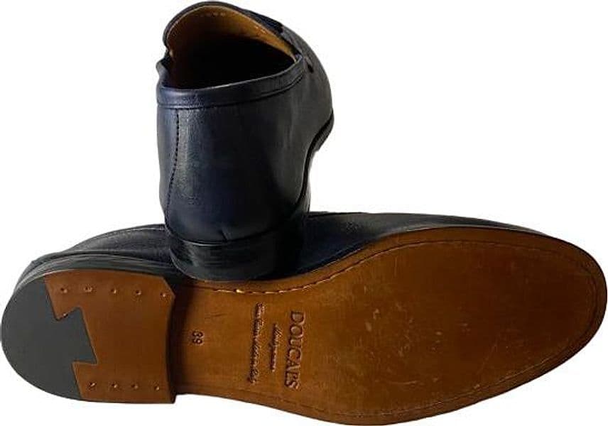 Scarpa uomo Doucal's - Mocassino Pelle con Nappine - Colore Blu - 3