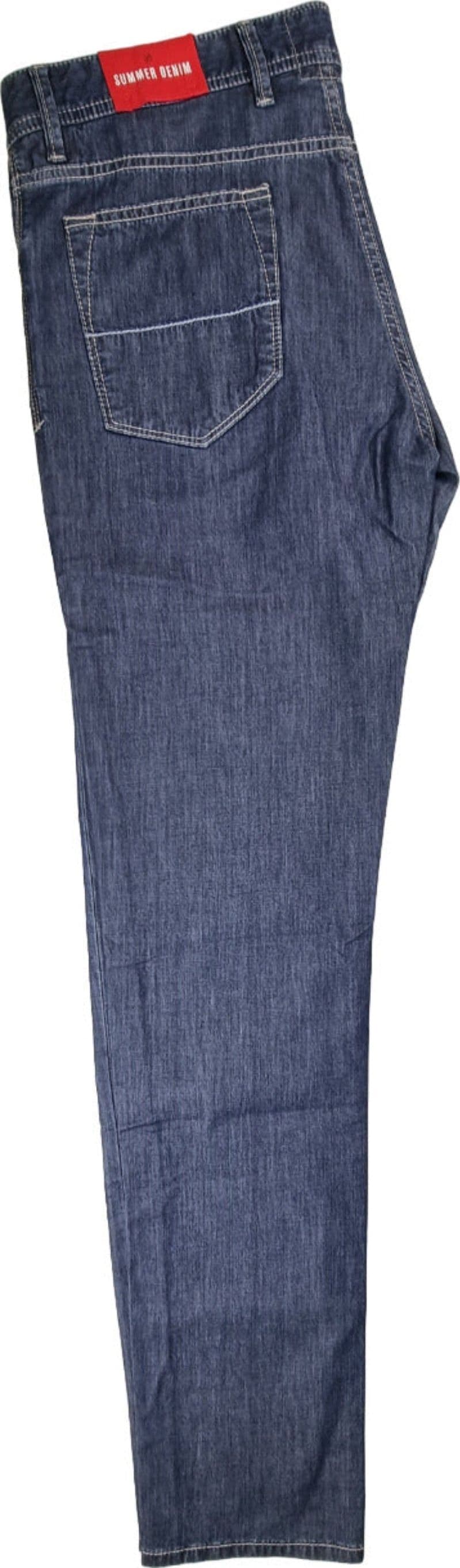 Jeans Uomo PT 05 Summer Denim - 5 Tasche Leggero Stretch Blu tonalità Grigio