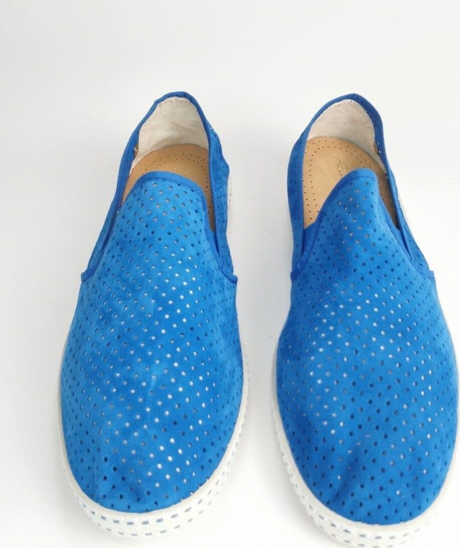 Scarpa Uomo Rivieras - Espadrillas Sultan 30 Blu Scamosciato Traforato in Espadrillas basse Couture - Sestu, commercioVirtuoso.it