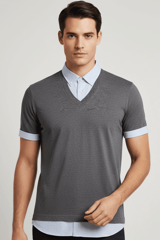 Polo Uomo Brunello Cucinelli - Colore Grigio celeste