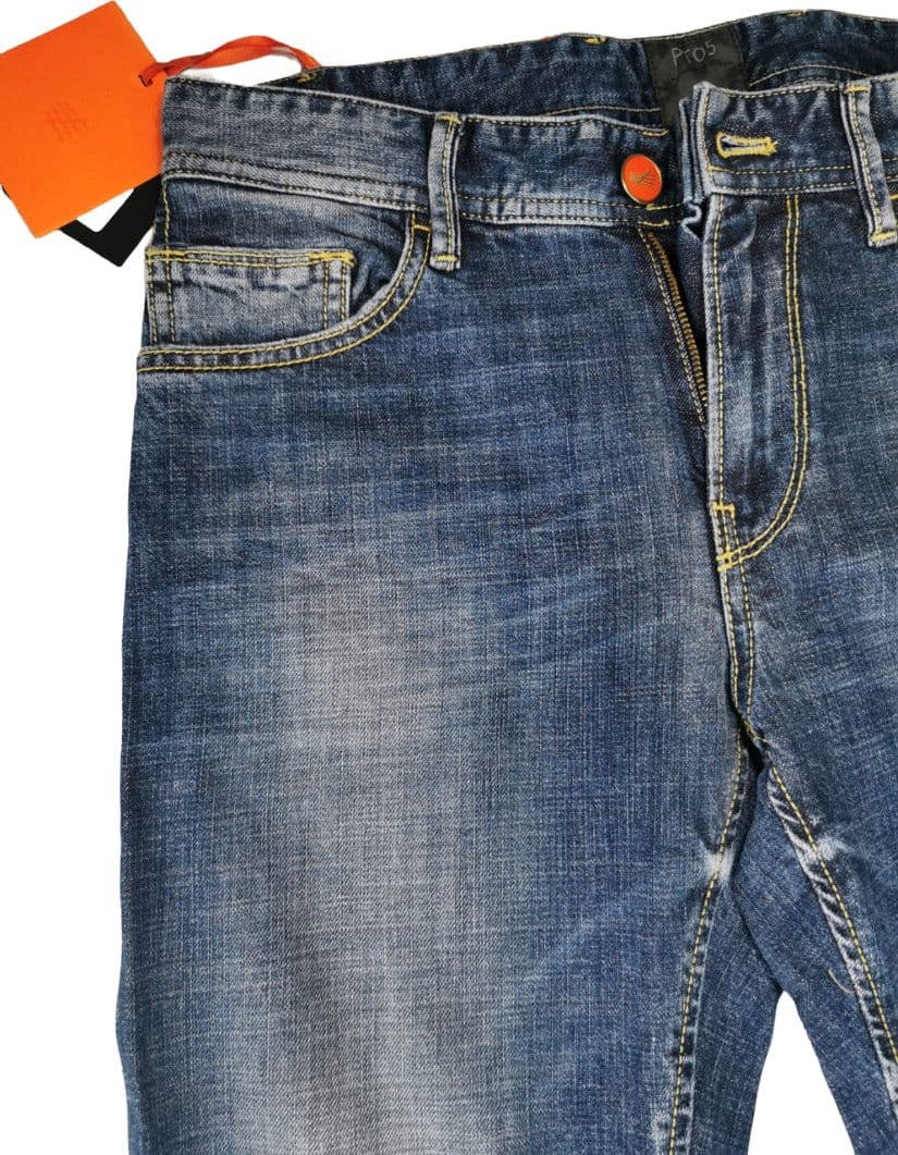 Jeans uomo PT 05 - 5 tasche - Blu slavato - 5