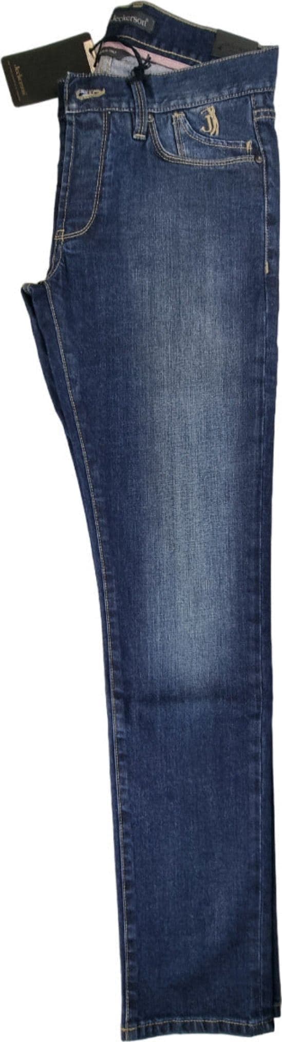 Jeans Uomo Jeckerson - Slim Fit - Denim Slavato 5 Tasche Stretch Italiano in Jeans Couture - Sestu, commercioVirtuoso.it