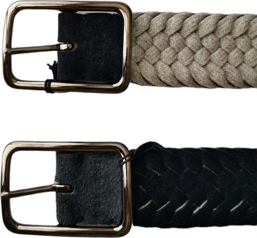 Cintura uomo Orciani - Double face Wool Join in lana e suede - 3